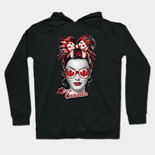 canadian woman Hoodie